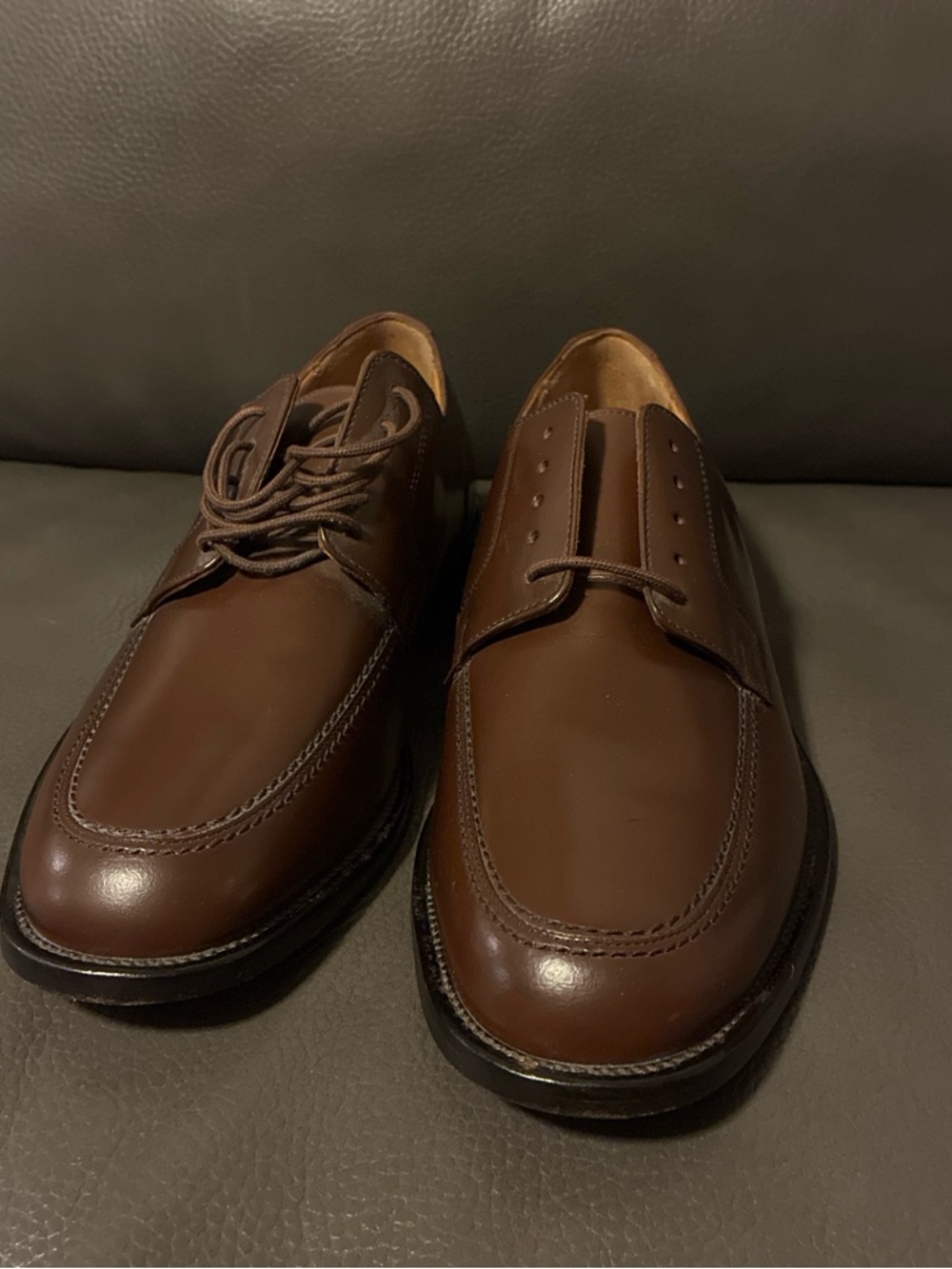 Bostonian Men's Brown Leather Lace-Up Derby Shoes